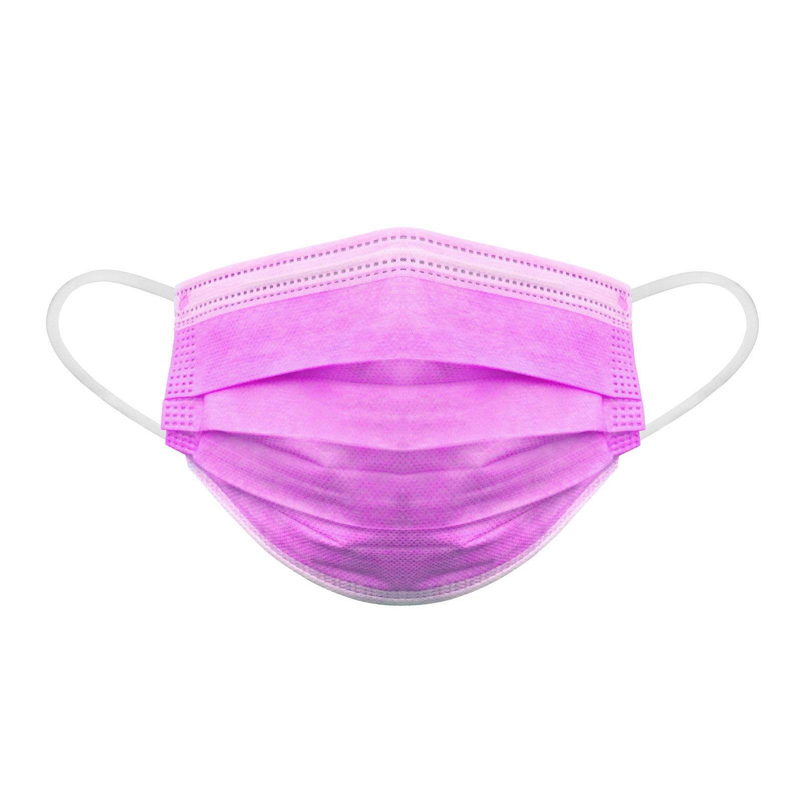 Szájmaszk - 3 rétegű rózsaszín 10 db/csomag