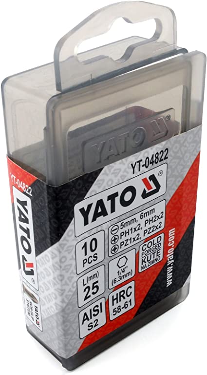 YATO Bithegy készlet  25mm