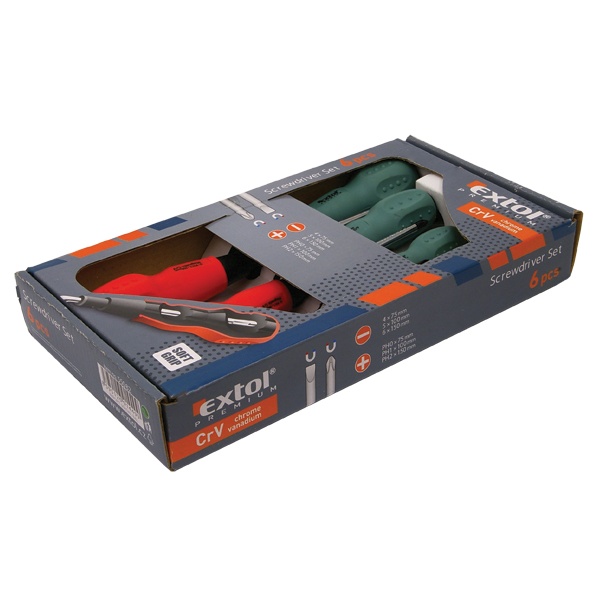 csavarhúzó készlet, 6 db-os