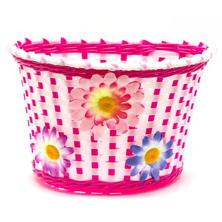 Kosár gyerek műanyag rózsaszín